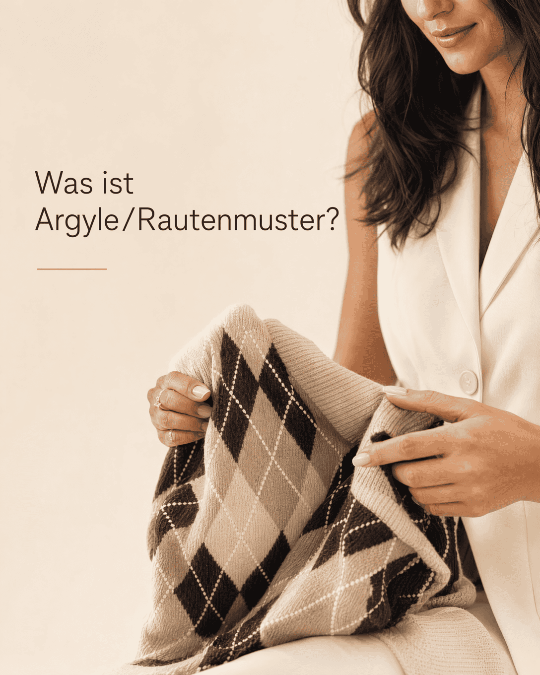 Glossar-Illustration zu Argyle/Rautenmuster