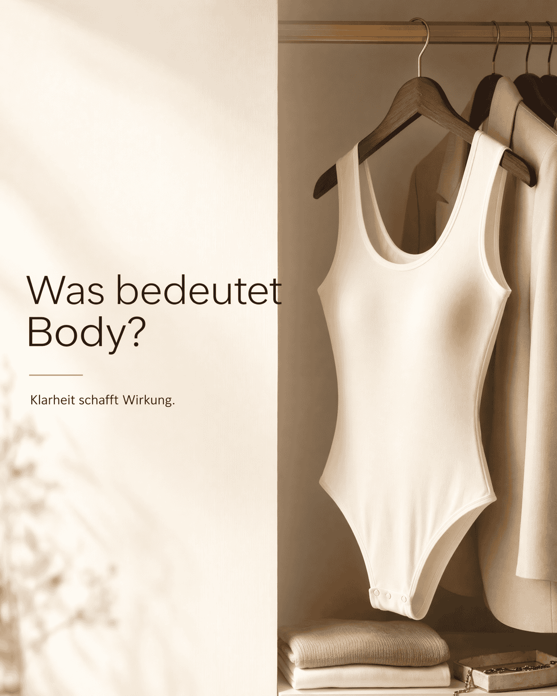 Editoriale Glossar-Grafik zu Body mit ruhigen Farbfeldern und feiner Linienführung