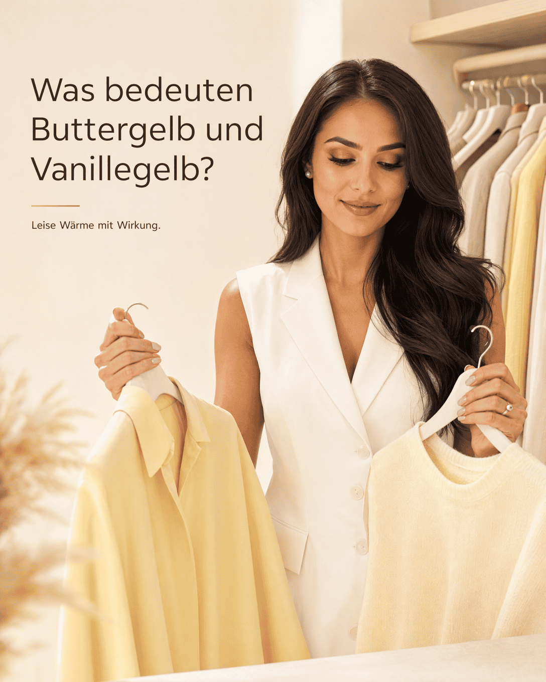 Glossar-Illustration zu Buttergelb und Vanillegelb