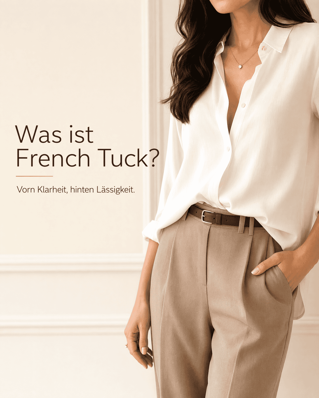 Glossar-Illustration zu French Tuck