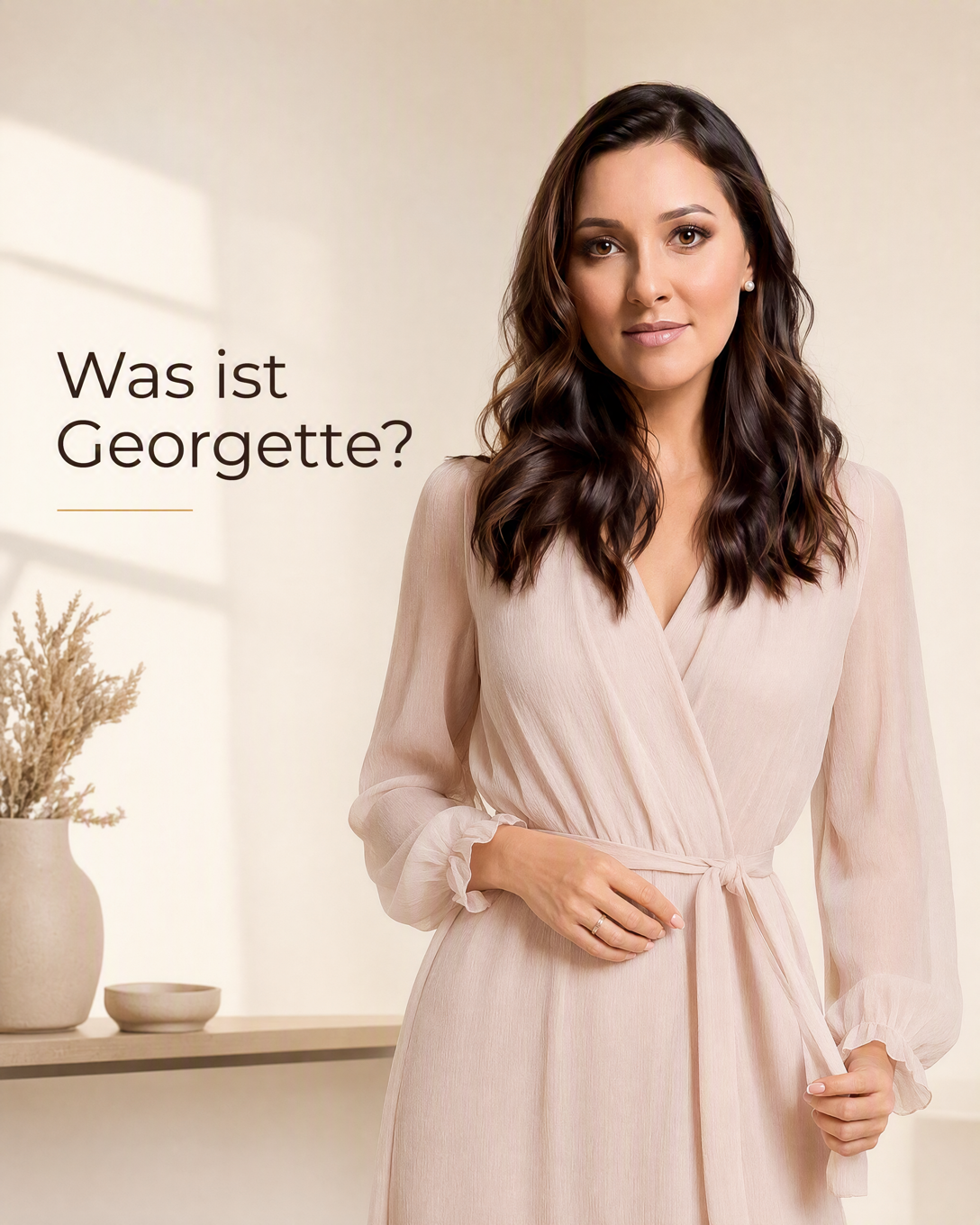 Feiner Georgette-Stoff mit leicht körniger, transparenter Oberfläche