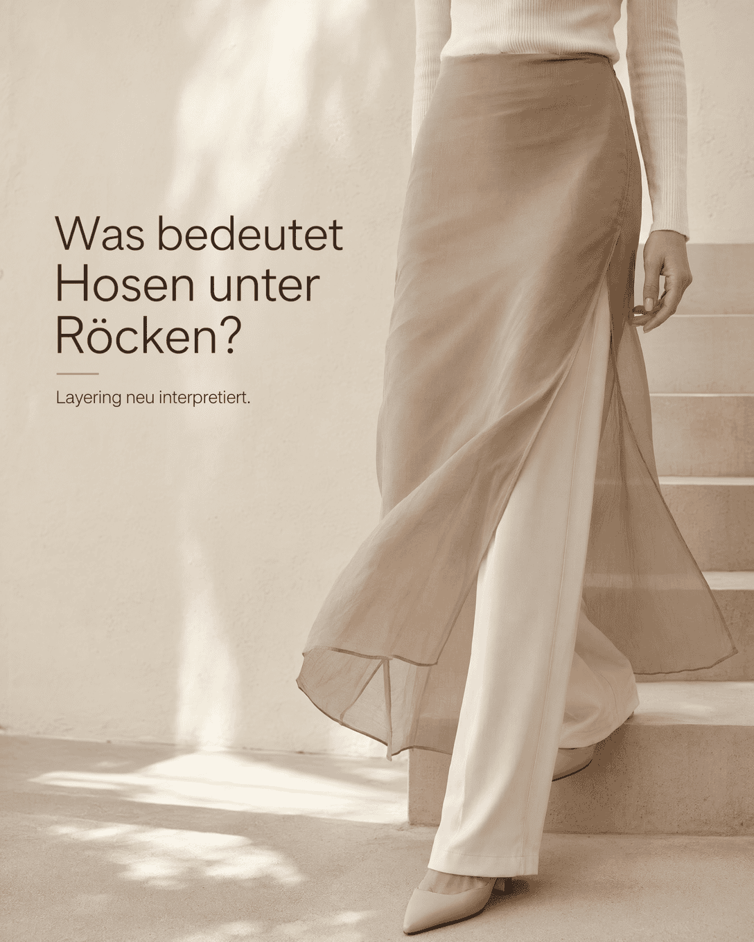 What does Pants under Skirts mean?