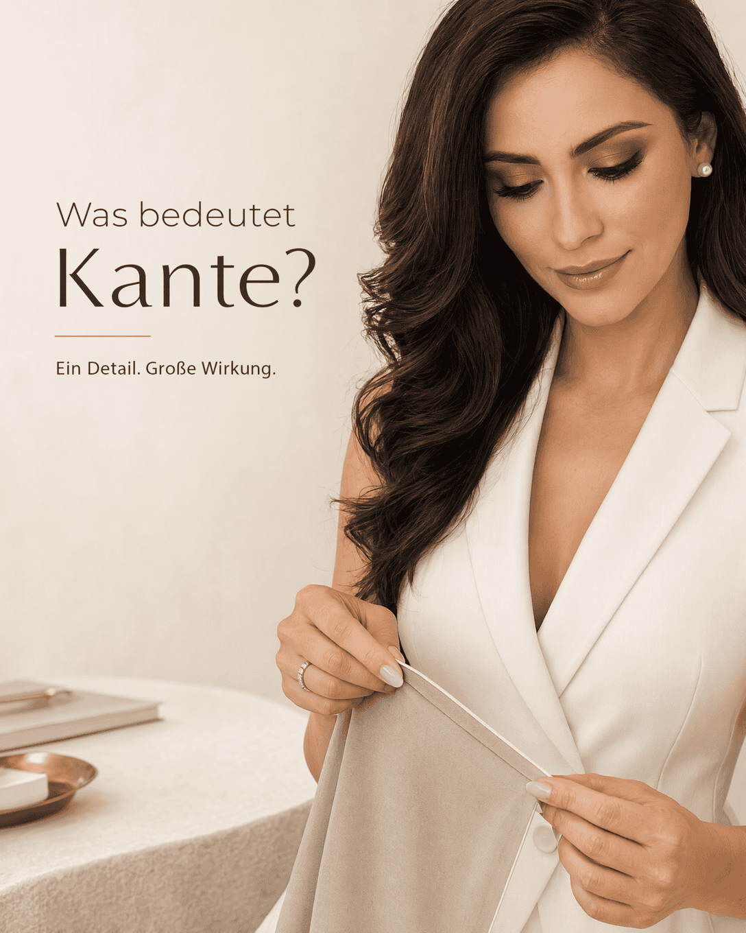 Editoriale Glossar-Grafik zu Kante mit ruhigen Farbfeldern und feiner Linienführung