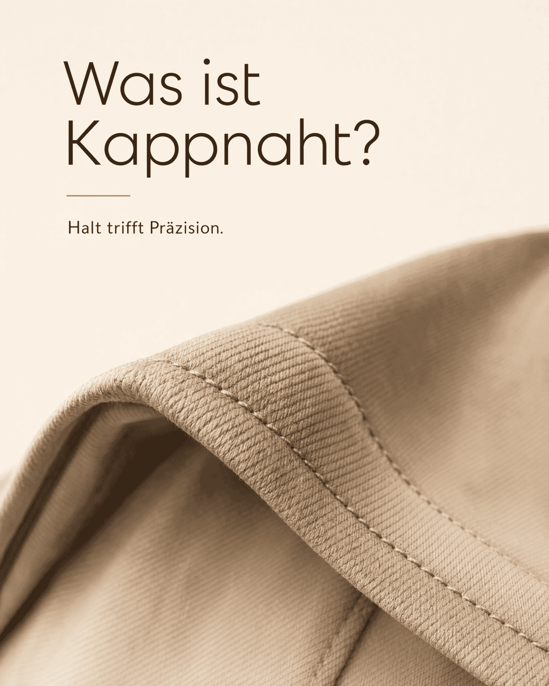 Glossar-Illustration zu Kappnaht
