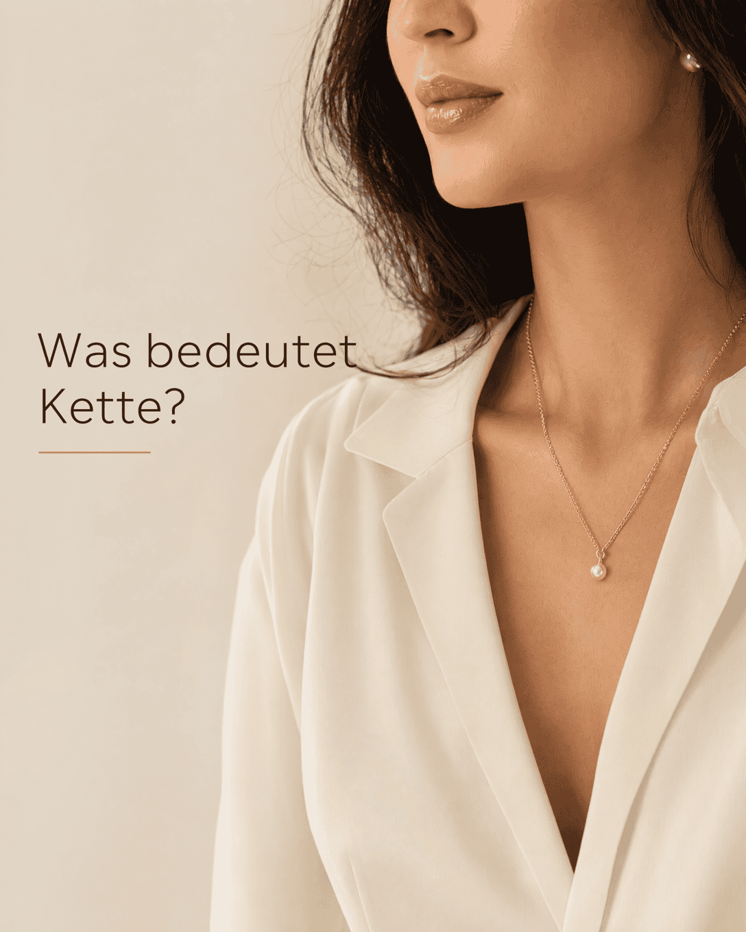 Editoriale Glossar-Grafik zu Kette mit ruhigen Farbfeldern und feiner Linienführung