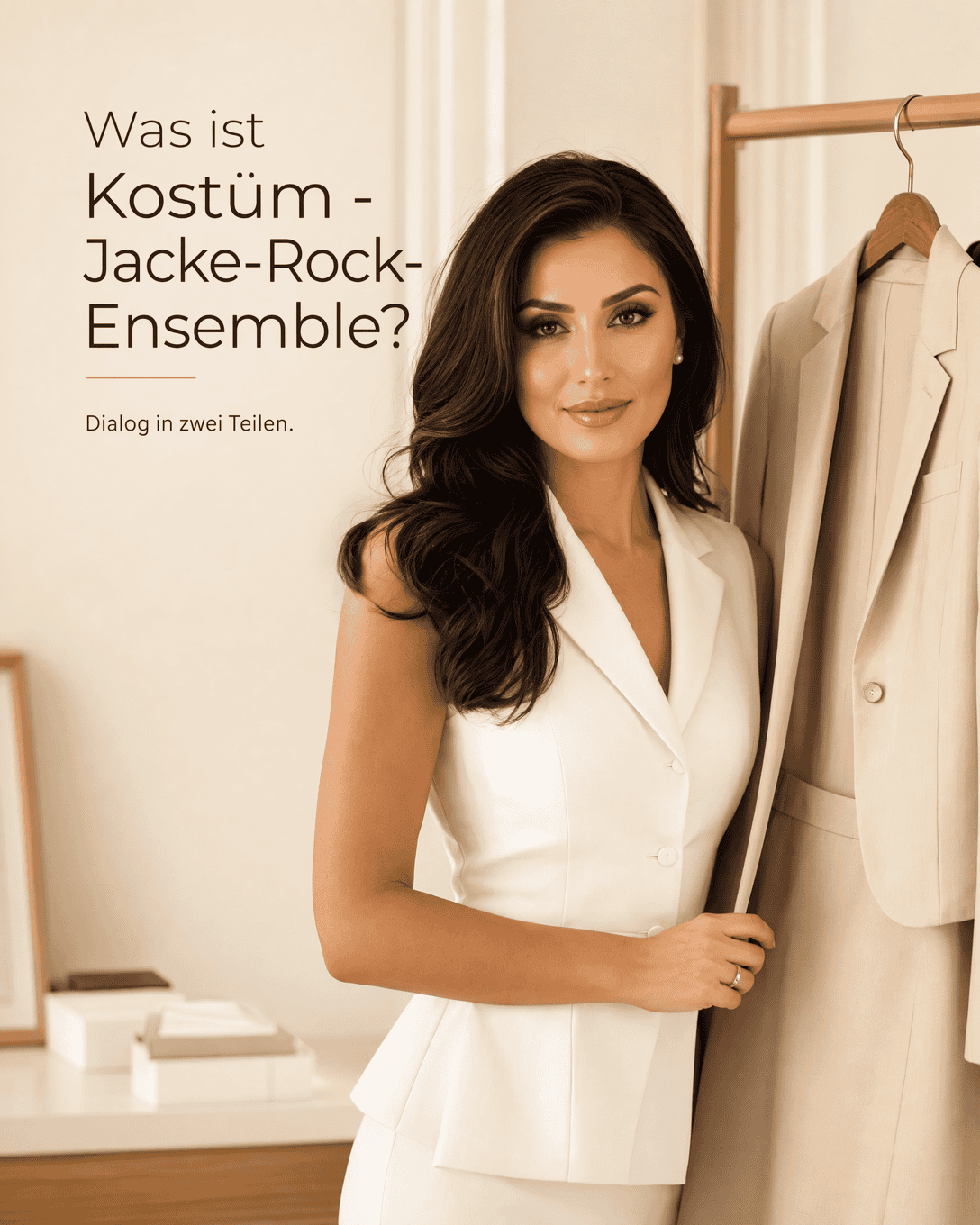 Glossary illustration for Costume - jacket-skirt ensemble