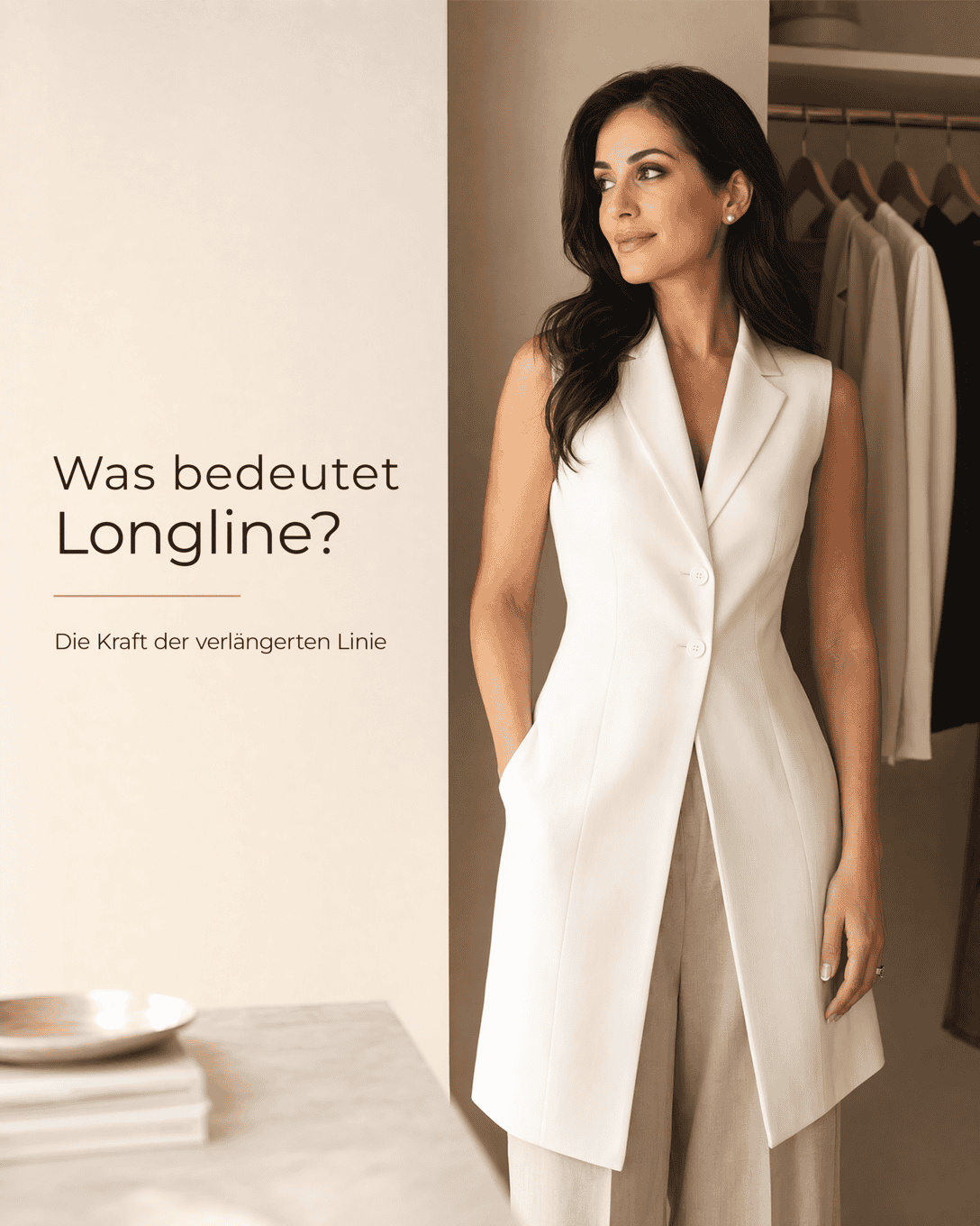 Editoriale Glossar-Grafik zu Longline mit ruhigen Farbfeldern und feiner Linienführung