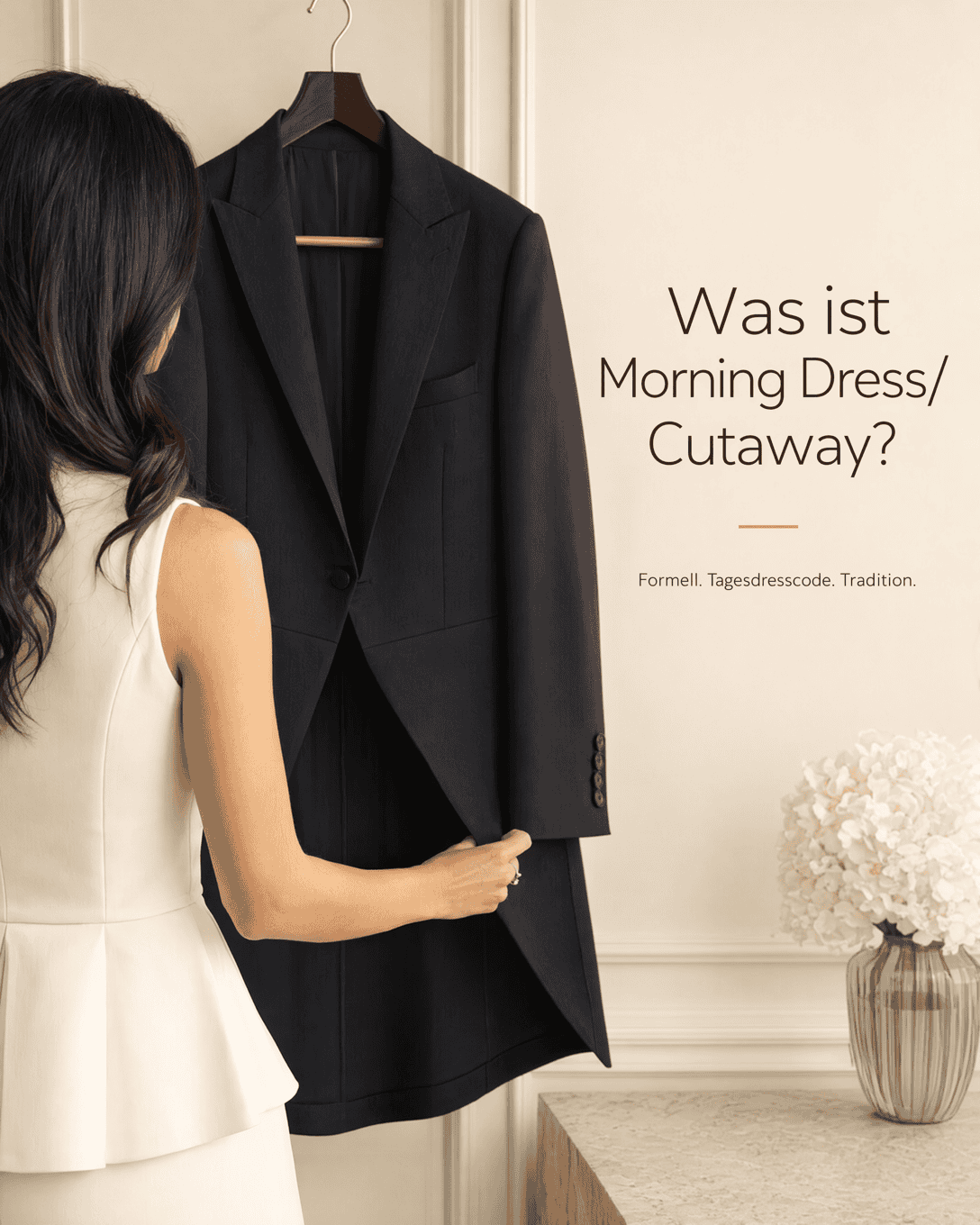 Glossary illustration for Morning dress/cutaway