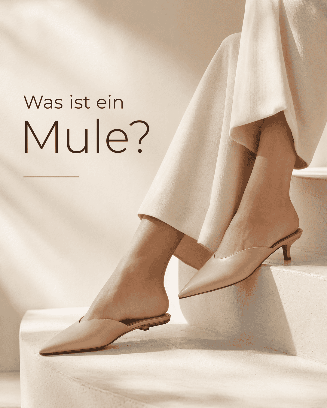 Editoriale ESKYNA Grafik zum Glossarbegriff Mule mit ruhigen Formen und feinen Farbfeldern