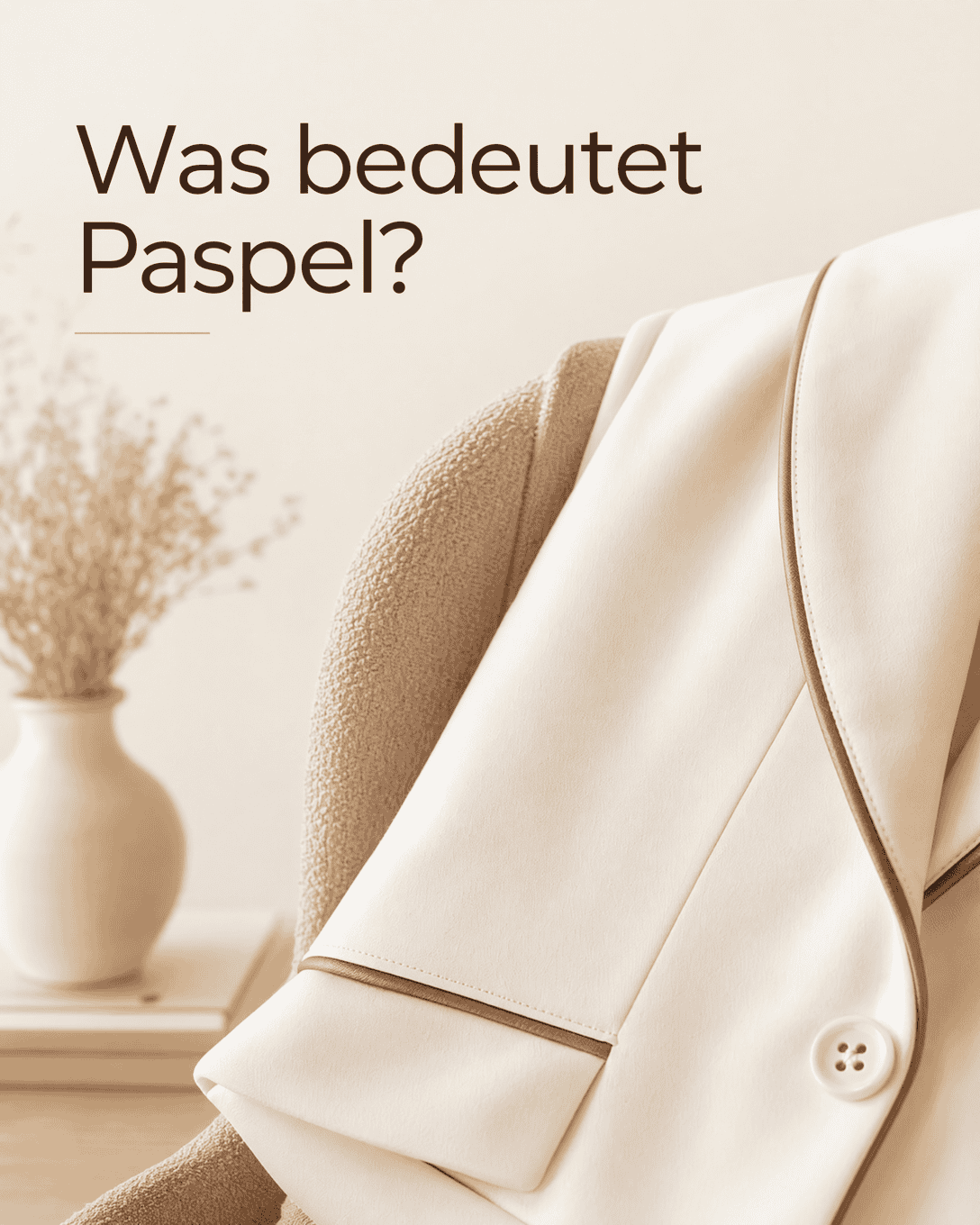 Editoriale Glossar-Grafik zu Paspel mit ruhigen Farbfeldern und feiner Linienführung