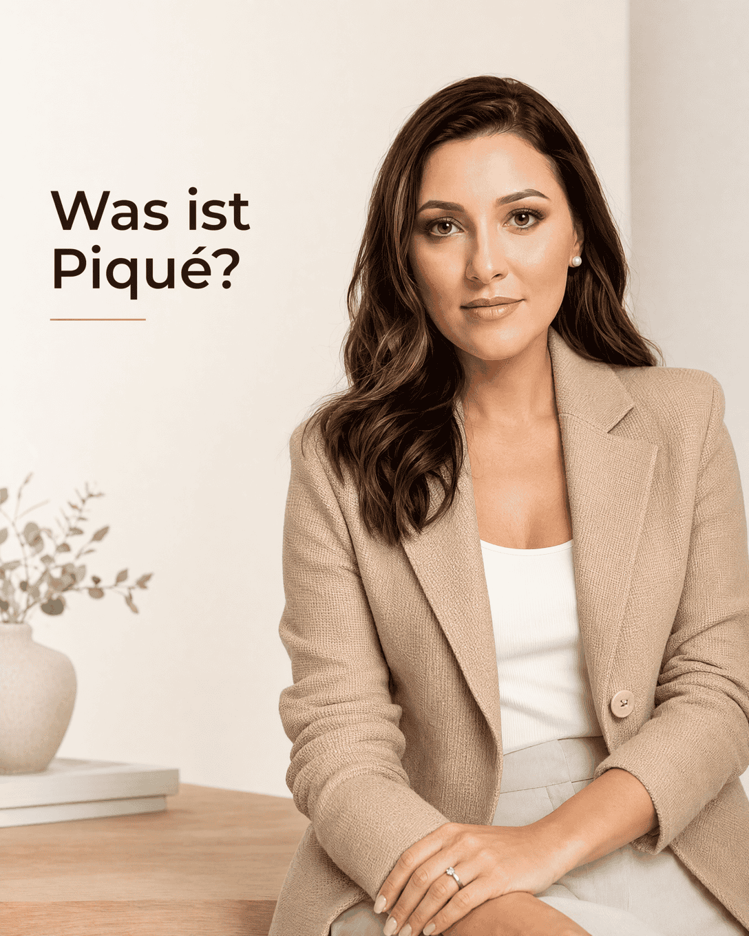 Nahaufnahme eines fein strukturierten Piqué-Stoffs mit kleinen erhabenen und vertieften Partien