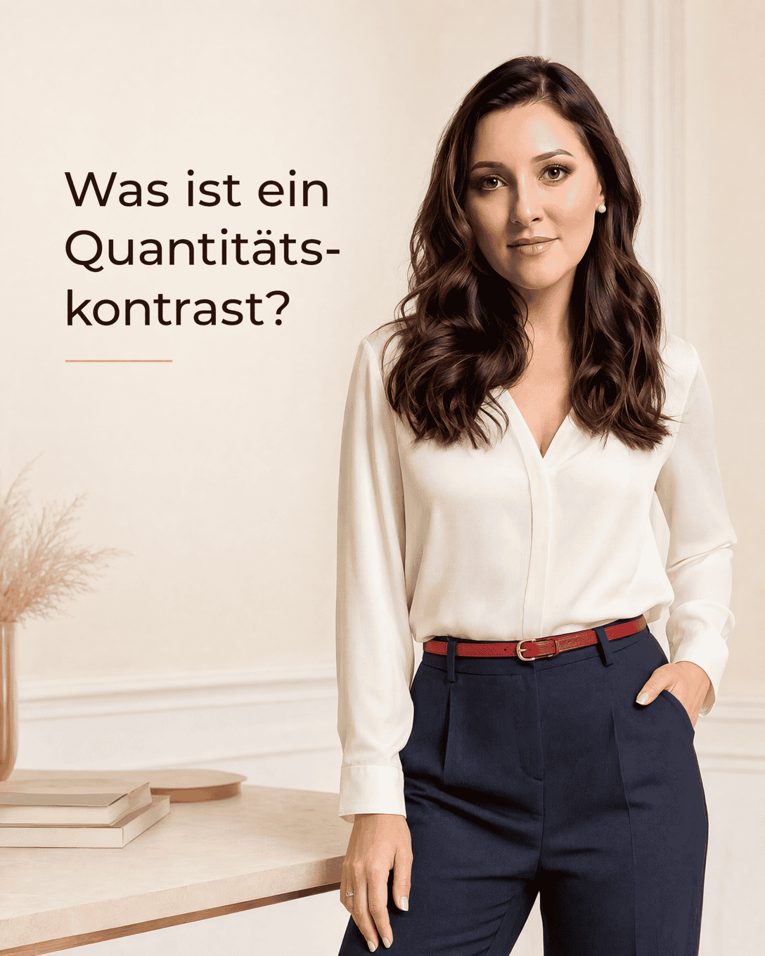 Große ruhige Farbfläche mit kleiner leuchtender Akzentfläche zur Darstellung eines Quantitätskontrasts