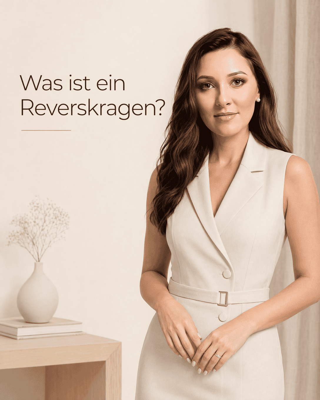 Klar gearbeiteter Reverskragen an einem Blazer mit sichtbarer Bruchlinie und Reverskerbe