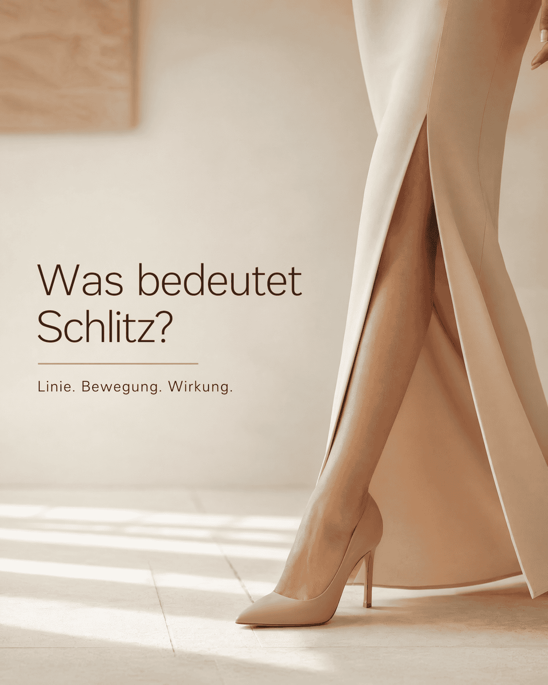 Editoriale Glossar-Grafik zu Schlitz mit ruhigen Farbfeldern und feiner Linienführung
