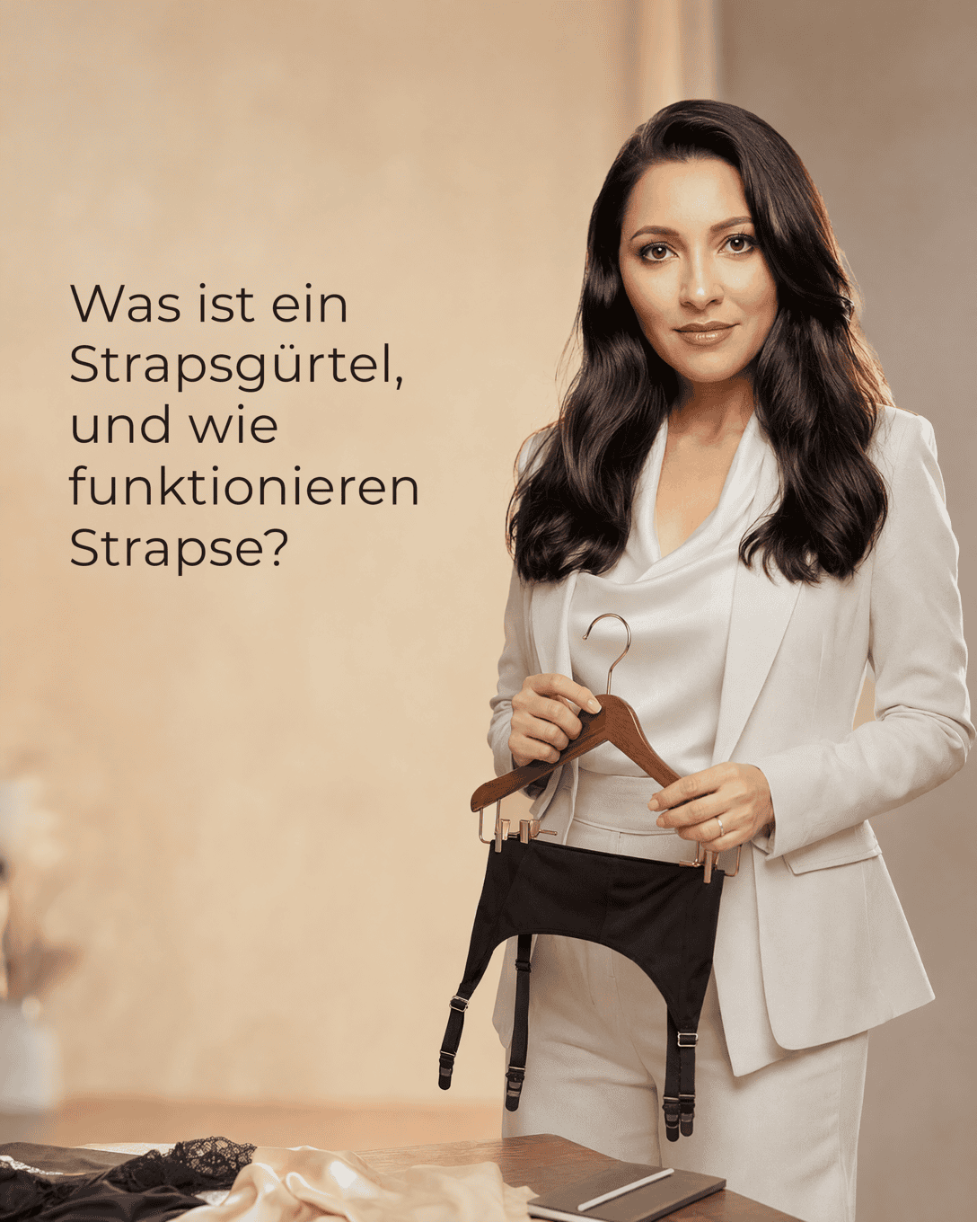 Glossar-Illustration zu Strapsgürtel und Strapse
