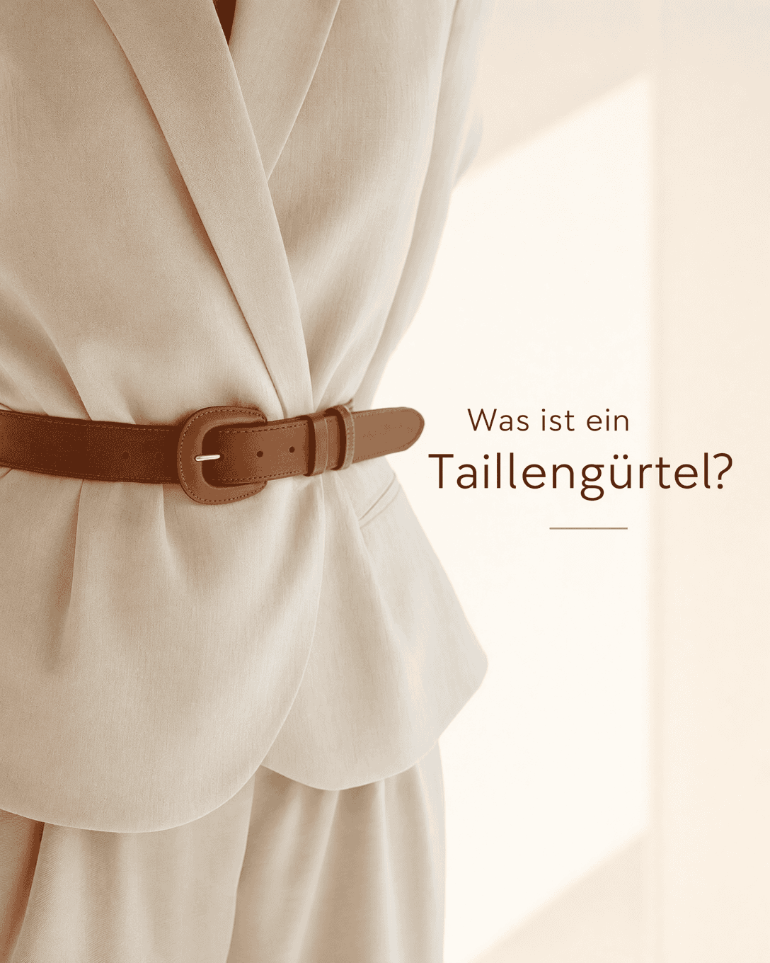 Editoriale Grafik zu Taillengürtel mit abstrahierten Formen, ruhigen Farbfeldern und hochwertiger Anmutung