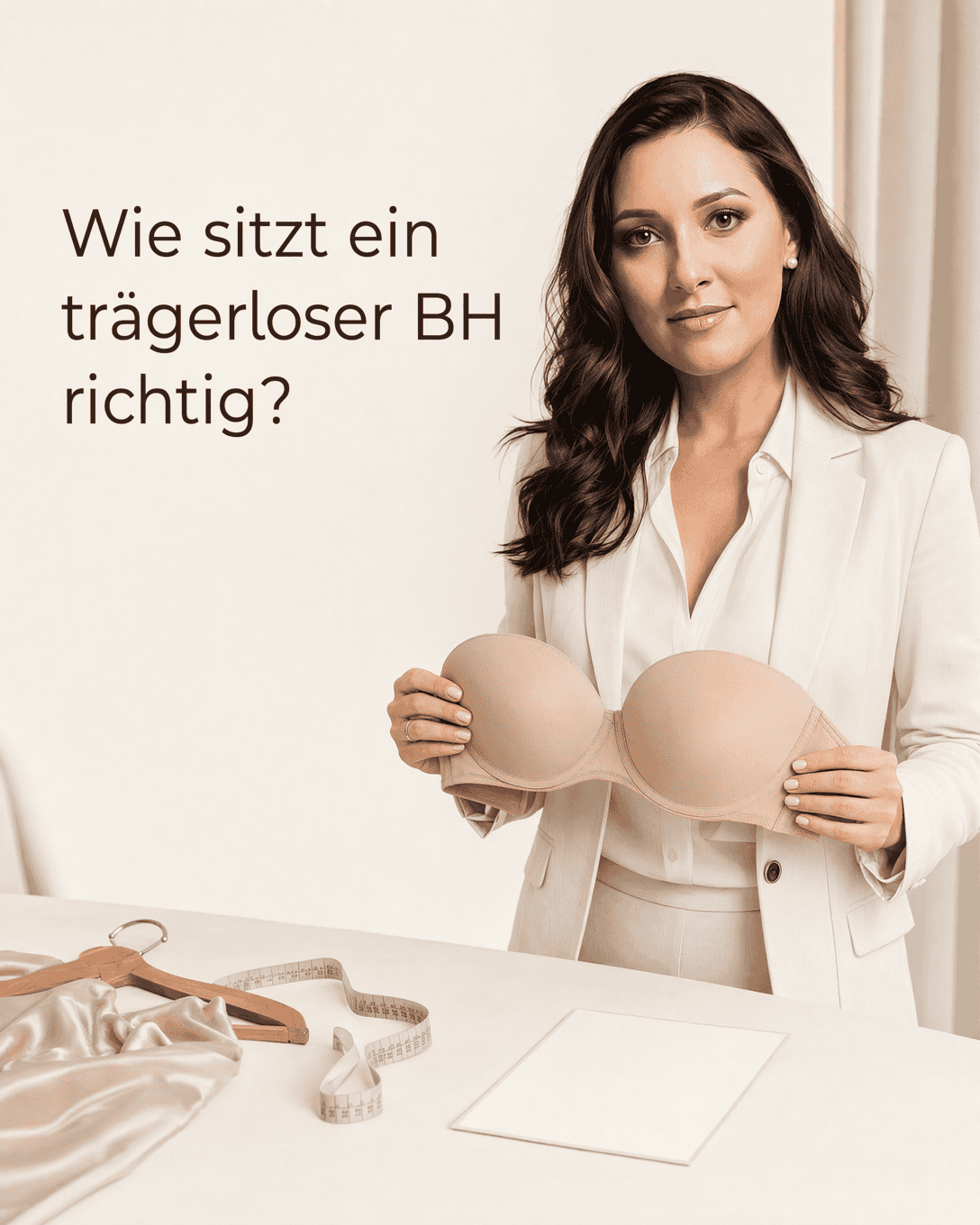 Glossar-Illustration zu Trägerloser BH und Bandeau-BH