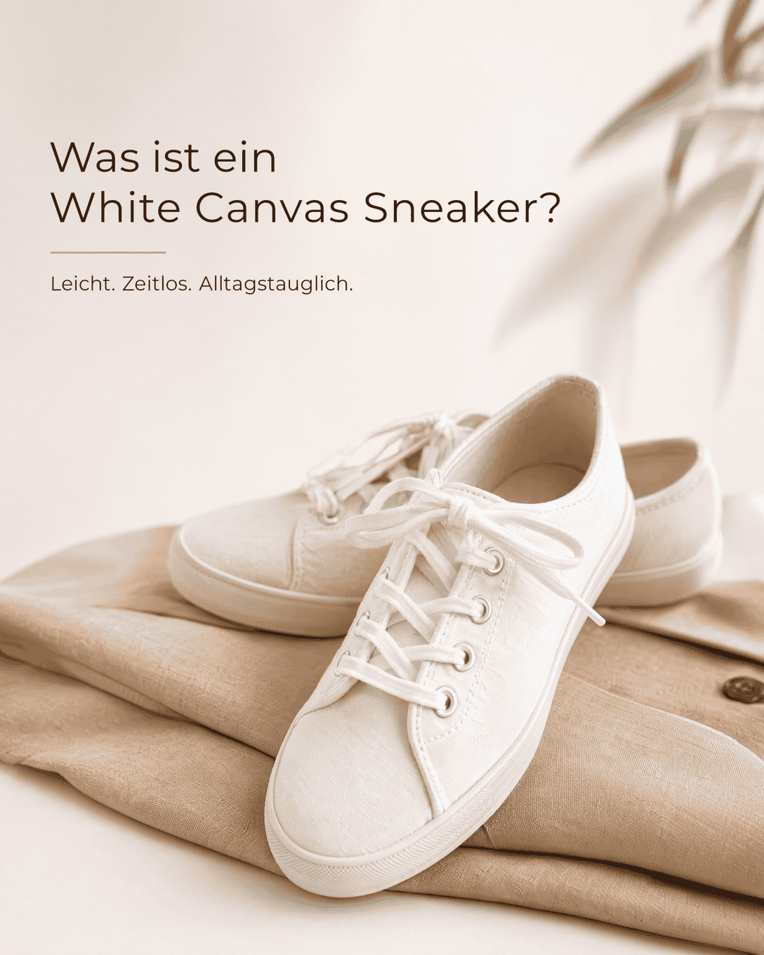 Was ist ein White Canvas Sneaker?