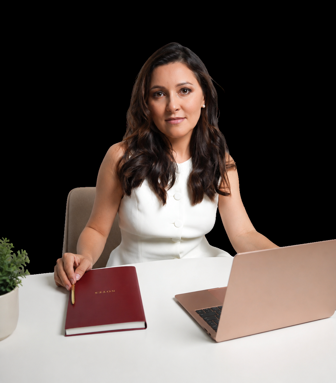 Natalia Kleemann im ESKYNA Kontext mit souveraener Business-Ausstrahlung Natalia Kleemann im ESKYNA Kontext mit souveraener Business-Ausstrahlung