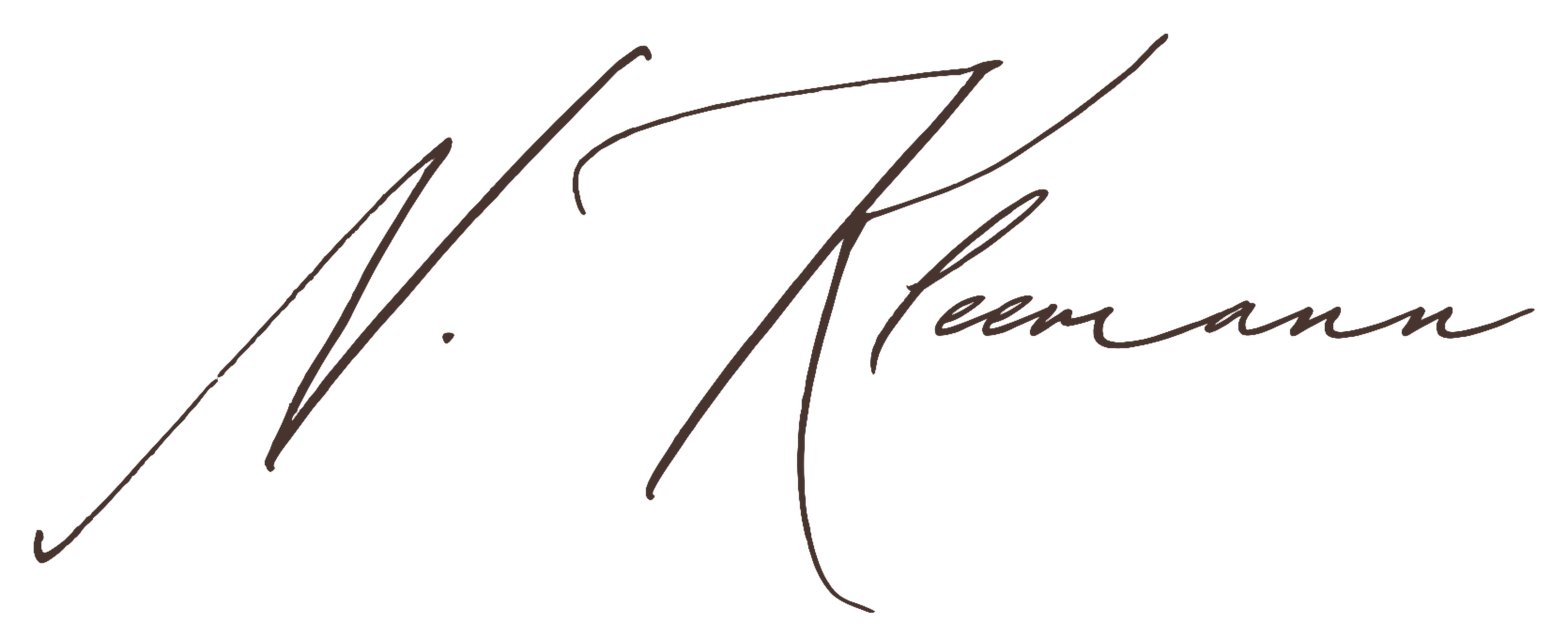 Unterschrift von Natalia Kleemann